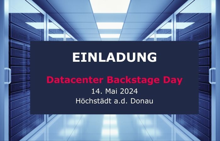 Einladung zum Datacenter Backstage Day
